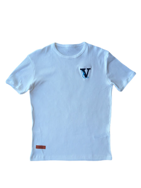 VNTGDRIP Logo Embroidered T-Shirt (white)