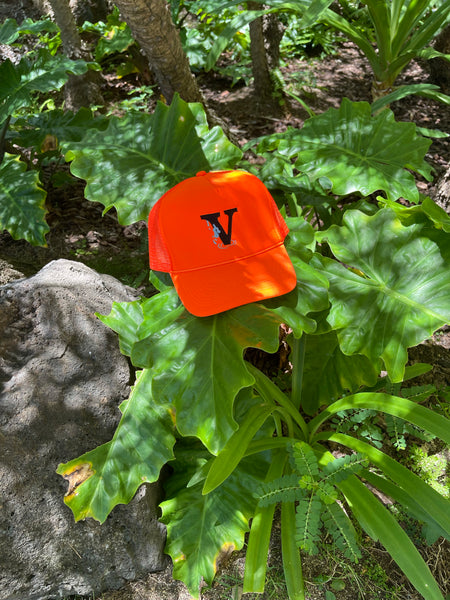 VNTGDRIP Logo Trucker Hat (Orange) Pre Order